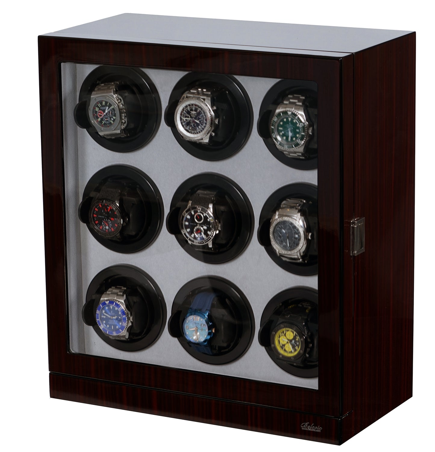 Nine Watch Winder w/LCD Display Powered by Japanese Mabuchi motors