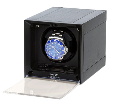 Accuratic Cubic Expandable Modular Watch Winder with 14 Different TPD Settings