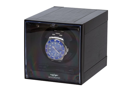 Accuratic Cubic Expandable Modular Watch Winder with 14 Different TPD Settings