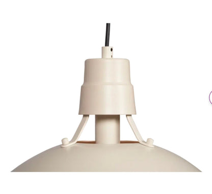 Ceiling Hanging Light, Dome Pendant Light, White Modern Industrial Pendant Light, Pendant Lamp Shade (Pack of 4)