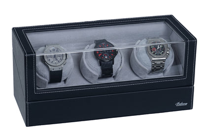 Triple Watch Winder With Japanese Mabuchi Motor, 750, 1000, 1500 and