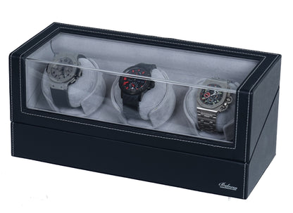 Triple Watch Winder With Japanese Mabuchi Motor, 750, 1000, 1500 and