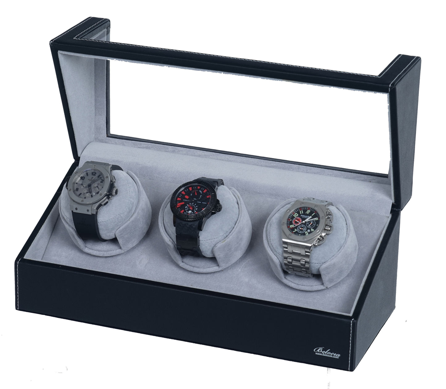 Triple Watch Winder With Japanese Mabuchi Motor, 750, 1000, 1500 and
