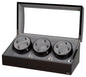 6 Watch Winder with 8 Additional Watch Storage Powered w/Japanese Mabuchi Motors